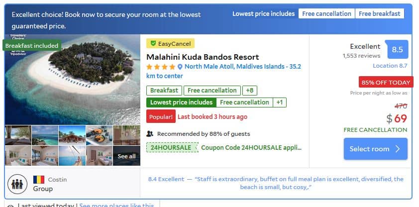 2021 01 30 16 46 11 Agoda Hotels in Maldives Islands Best Price Guarantee