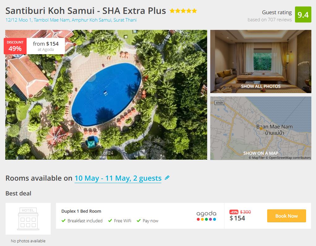 2022 03 24 23 03 30 Santiburi Koh Samui SHA Extra Plus Samui Island 10.05 11.05 The best ho