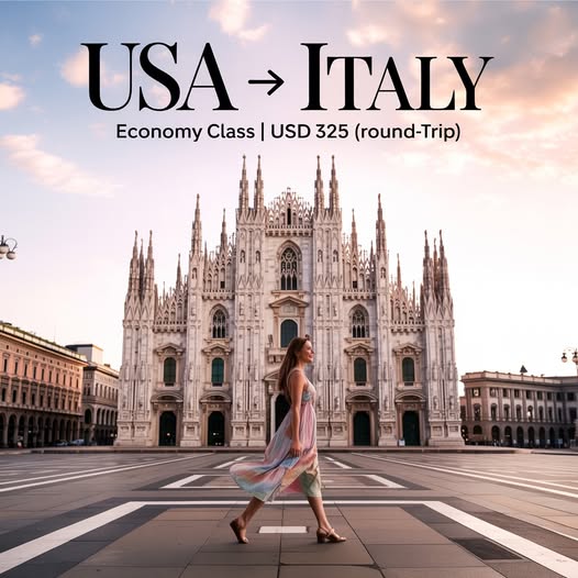 Cheap Flights from USA to Italy